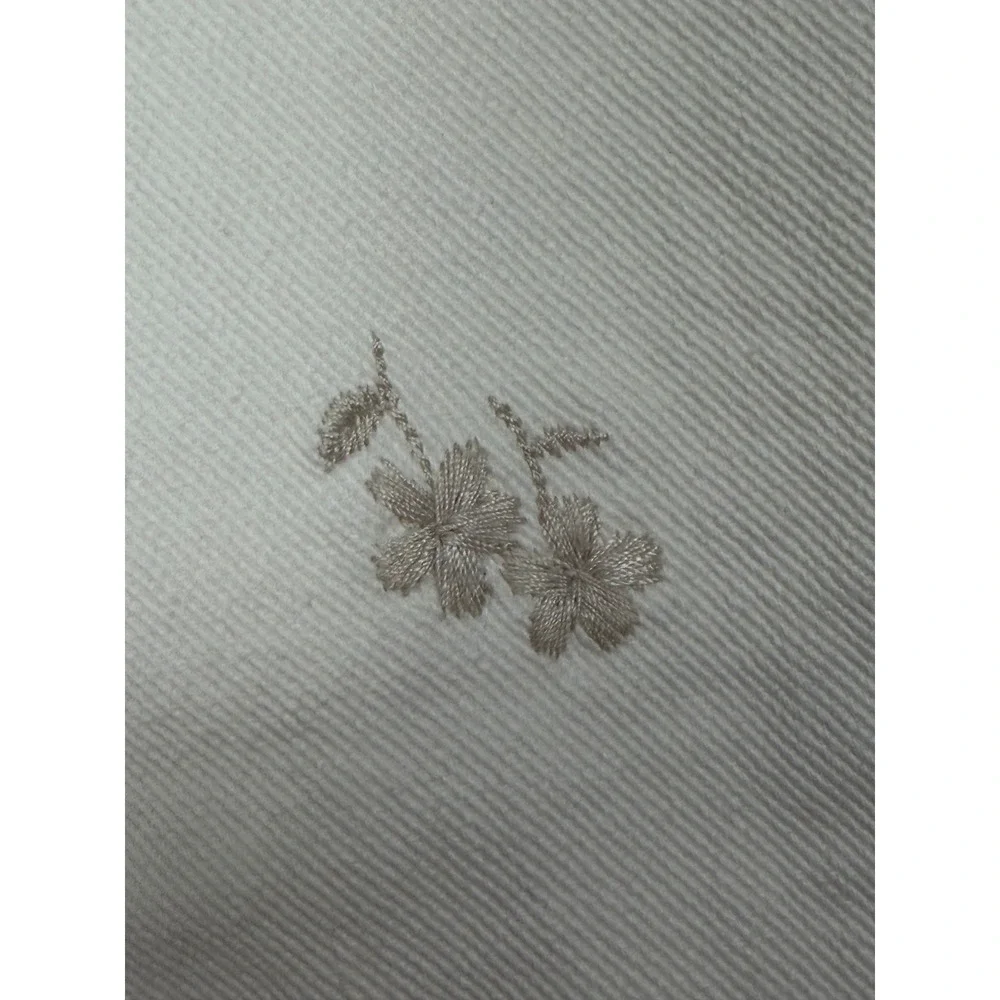 Seven7 Floral Embroidered Skinny‎ Jeans Womens 6 White Excellent High Rise Pants